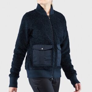 FJALLRAVEN Women’s Greenland Pile Navy‎ Jacket Sz M